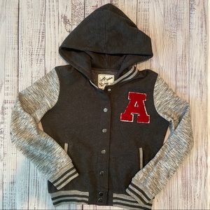 Reflex Varsity Letterman Jacket.  Size Junior Large. EUC.